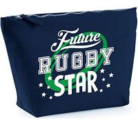 Hippowarehouse Future Rugby Star printed make up cosmetic wash bag 18x19x9cm