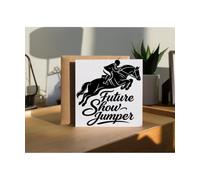 Hippowarehouse Future show runner Personalised Card. 15cm x 15cm with envelope for him for her Funny Cards for Men and Women Blank inside option