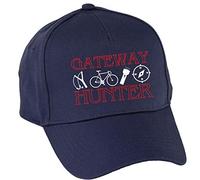 Hippowarehouse Gateway Hunter Baseball Cap hat Premium Printed 5 Panel OneSize Adults Navy