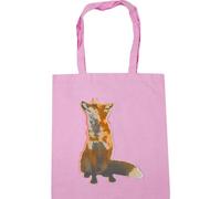 Hippowarehouse Gazing Fox Tote Shopping Gym Beach Bag 42cm x38cm, 10 litres