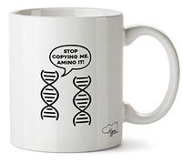Hippowarehouse Geneticist Genetics DNA Joke Printed Mug Cup Ceramic 10oz