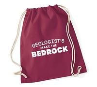 Hippowarehouse Geologist's Make The Bedrock Drawstring Cotton School Gym Kid Bag Sack 37cm x 46cm, 12 litres