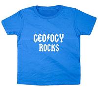 Hippowarehouse Geology Rocks Kids Children's Short Sleeve t-Shirt Sapphire Blue