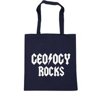 Hippowarehouse Geology Rocks Tote Shopping Gym Beach Bag 42cm x38cm, 10 litres