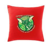Hippowarehouse Gimme Gimme Gimme some food after midnight gremlin song Printed bedroom accessory cushion cover case 41x41cm