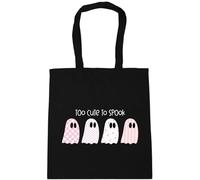 Hippowarehouse Girly Halloween Ghosts Too Cute to Spook Tote Shopping Gym Beach Bag 42cm x38cm, 10 litres
