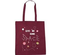 Hippowarehouse Give me some space. Outerspace Tote Shopping Gym Beach Bag 42cm x38cm, 10 litres