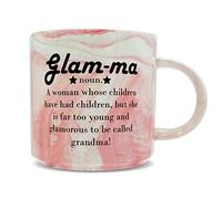 Hippowarehouse Glam-ma Definition of A Glamorous Grandma Printed Mug Various Colour Options Ceramic Cup Kitchenware 11oz