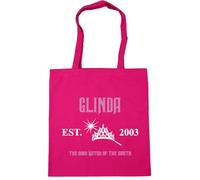 Hippowarehouse Glinda the good witch of the south Tote Shopping Gym Beach Bag 42cm x38cm, 10 litres