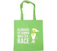 Hippowarehouse Glorious pc gaming master race Tote Shopping Gym Beach Bag 42cm x38cm, 10 litres