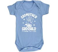 Hippowarehouse Godmother and Godchild Friends for Life Baby Vest Bodysuit (Short Sleeve) Boys Girls