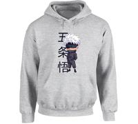 Hippowarehouse Gojo unisex Hoodie hooded top Medium adult Grey