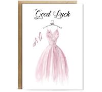 Hippowarehouse Good Luck Card for Dance Exams Performances Shows Competitions Personalised Card A5 with envelope for him for her Funny Cards for Men and Women Blank inside option