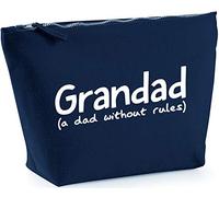 Hippowarehouse Grandad (a Dad Without Rules) printed make up cosmetic wash bag 18x19x9cm
