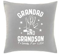Hippowarehouse Grandad and Grandson Friends for Life Printed bedroom accessory cushion cover case 41x41cm
