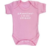 Hippowarehouse Grandad Is My Best Friend baby vest bodysuit (short sleeve) boys girls
