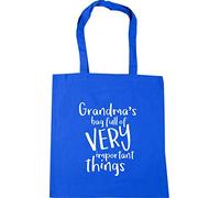 Hippowarehouse Grandma's Bag Full of Very Important Things Tote Shopping Gym Beach Bag 42cm x38cm, 10 litres