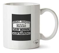 Hippowarehouse Great Banter Radio Norwich Every Morning with Alan Partridge Printed Mug Cup Ceramic 10oz