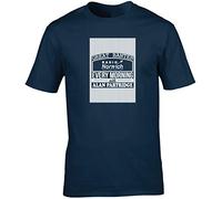 Hippowarehouse Great Banter Radio Norwich Every Morning with Alan Partridge Unisex Short Sleeve t-Shirt (Specific Size Guide in Description) Navy Blue