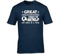 Hippowarehouse Great Childminders Change The World One Child at a Time Unisex Short Sleeve t-Shirt (Specific Size Guide in Description) Navy Blue