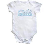 Hippowarehouse Greece baby vest bodysuit (short sleeve) boys girls