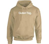 Hippowarehouse Guten Tag Greeting Unisex Hoodie Hooded top (Specific Size Guide in Description)