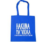 Hippowarehouse Hakuna ma Vodka it Means no Memories for The Rest of Your Night Tote Shopping Gym Beach Bag 42cm x38cm, 10 litres