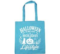 Hippowarehouse Halloween is Not Just a Holiday Its a Lifestyle for October Season Lover Tote Shopping Gym Beach Bag 42cm x38cm, 10 litres