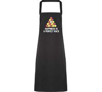 Hippowarehouse Happiness is a perfect rack pool Apron kitchen cooking painting DIY onesize adult
