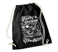 Hippowarehouse harry house album Drawstring Cotton School Gym Bag 37cm x 46cm, 12 litres