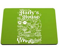 Hippowarehouse harry house album printed mouse mat pad accessory black rubber base 240mm x 190mm x 60mm