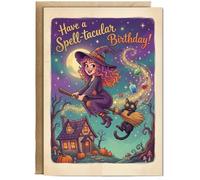 Hippowarehouse have a spell-tacular birthday Personalised Card A5 with envelope for him for her Funny Cards for Men and Women Blank inside option