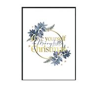 Hippowarehouse Have yourself a Merry Little Christmas Printed Poster Wall Art Design Classroom Room Gym Office DÃƒ©cor Frame not included