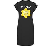 Hippowarehouse He or she? Mum to bee t-Shirt Dress Women's Adults Nightie Nightdress Black