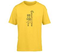 Hippowarehouse Head in the Clouds - Giraffe Kids Children's Short Sleeve t-Shirt
