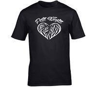 Hippowarehouse Heart Pete Wentz Unisex Short Sleeve t-Shirt (Specific Size Guide in Description) Black