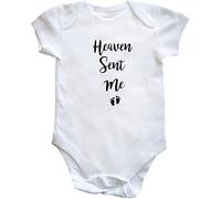 Hippowarehouse Heaven Sent Me - Pregnancy Baby Announcement baby vest bodysuit (short sleeve) boys girls