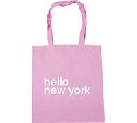 Hippowarehouse hello new York Tote Shopping Gym Beach Bag 42cm x38cm, 10 litres