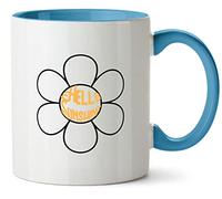 Hippowarehouse Hello Sunshine Printed Mug Various Colour Options Ceramic Cup Kitchenware 11oz