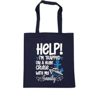 Hippowarehouse help, i'm trapped on a huge cruise with my family Tote Shopping Gym Beach Bag 42cm x38cm,10 litres