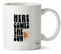 Hippowarehouse Here Comes the Sun Printed Mug Various Colour Options Ceramic Cup Kitchenware 10oz