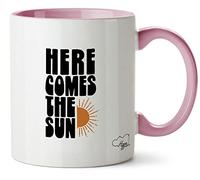 Hippowarehouse Here Comes The Sun Printed Mug Various Colour Options Ceramic Cup Kitchenware 11oz