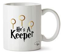Hippowarehouse He's a Keeper Printed Mug Cup Ceramic 10oz