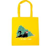 Hippowarehouse Hilarious Sassy Christmas Cat I Do What I Want Attitude Tote Shopping Gym Beach Bag 42cm x38cm, 10 litres