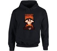 Hippowarehouse HONK Rock duck unisex Hoodie hooded top 3XL adult Black