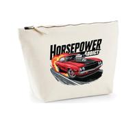 Hippowarehouse Horsepower Addict Printed Make up Cosmetic wash Bag 18x19x9cm