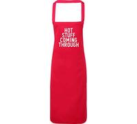 Hippowarehouse Hot stuff coming through Apron kitchen cooking painting DIY onesize adult