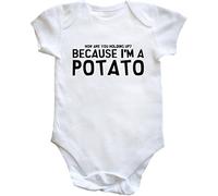 Hippowarehouse How are you holdng up because I'm a potato baby vest bodysuit (short sleeve) boys girls