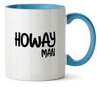 Hippowarehouse howay Man Printed Mug Various Colour Options Ceramic Cup Kitchenware 11oz