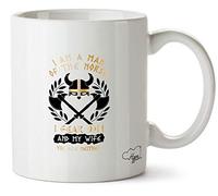 Hippowarehouse I Am A Man of The Norse I Fear Odin and My Wife You are Neither Printed Mug Cup Ceramic 10oz